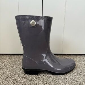 UGG Gray Winter Rain Boots